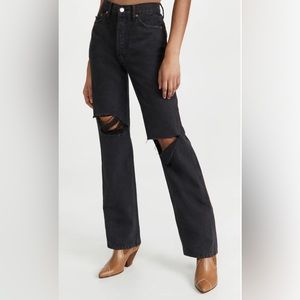 RE/DONE High Rise Rigid Loose Jean